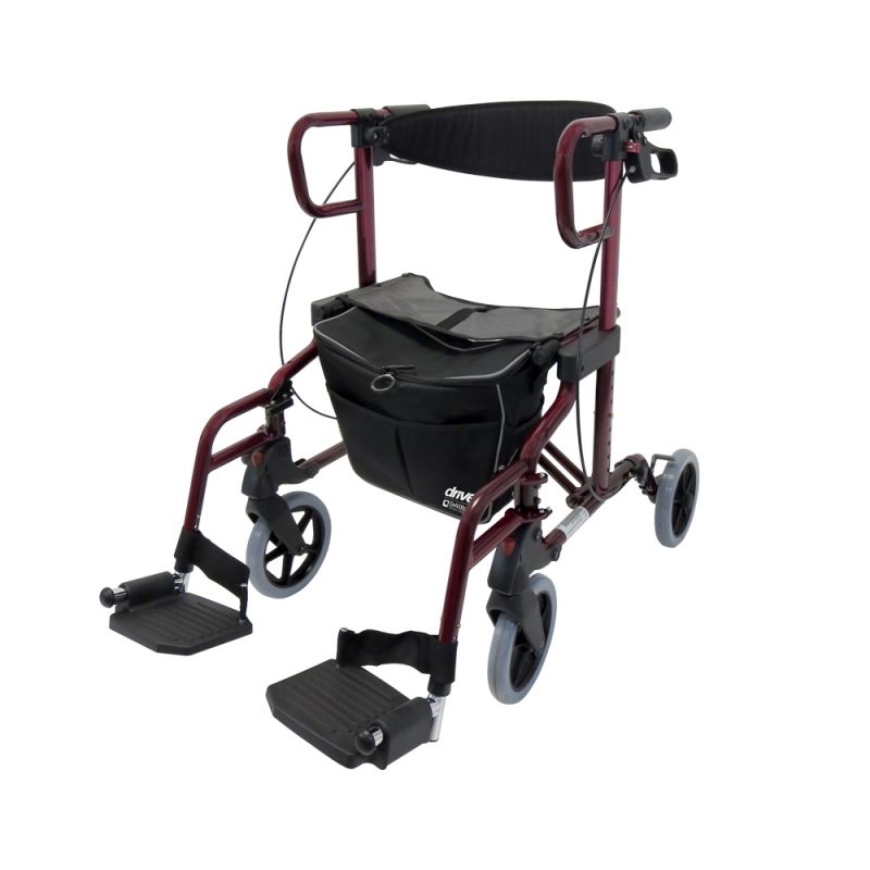 Rollator and transport wheelchair Diamond Deluxe