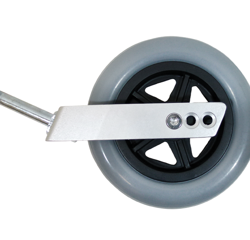 Wheel with wheel fork