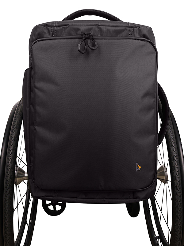 8720053413450-Kinetic-Balance-Wheelchair-Bag-�-Backrest-Travel-Pack-II_Black_on_wheelchair