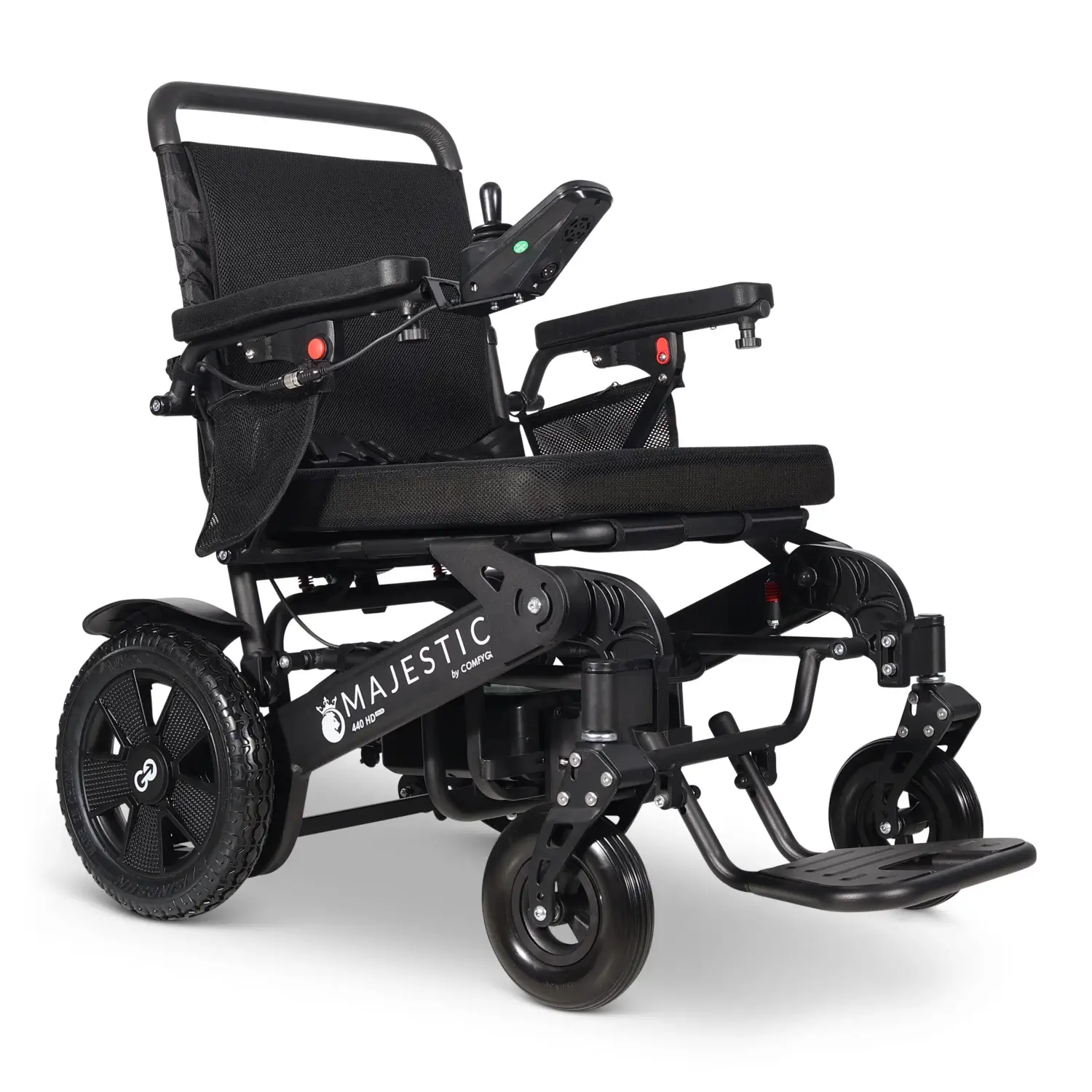 Bariatrický skládací elektrický invalidní vozík ComfyGO 440 HD PLUS